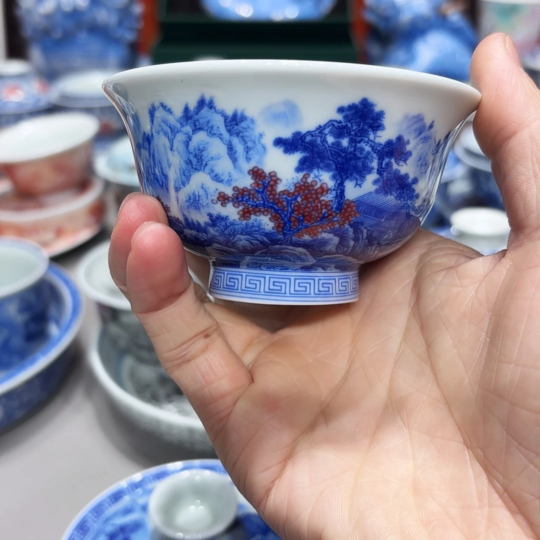 盖碗景德镇高温茶具