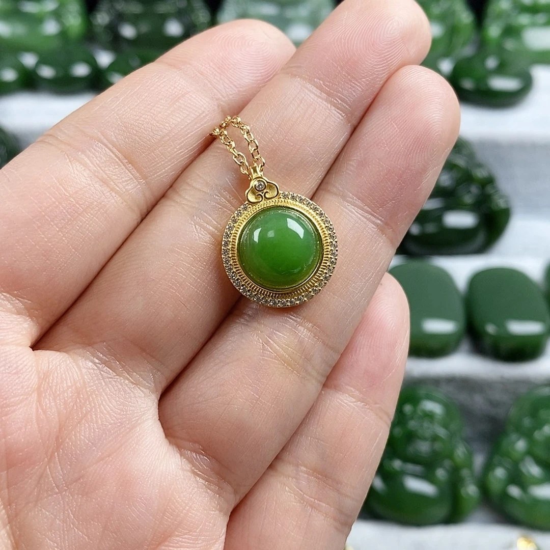 和田玉（碧玉）未镶嵌颈饰