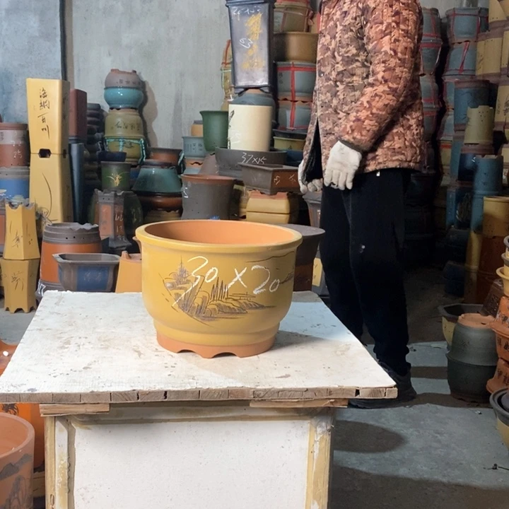 紫砂花盆紫砂花盆