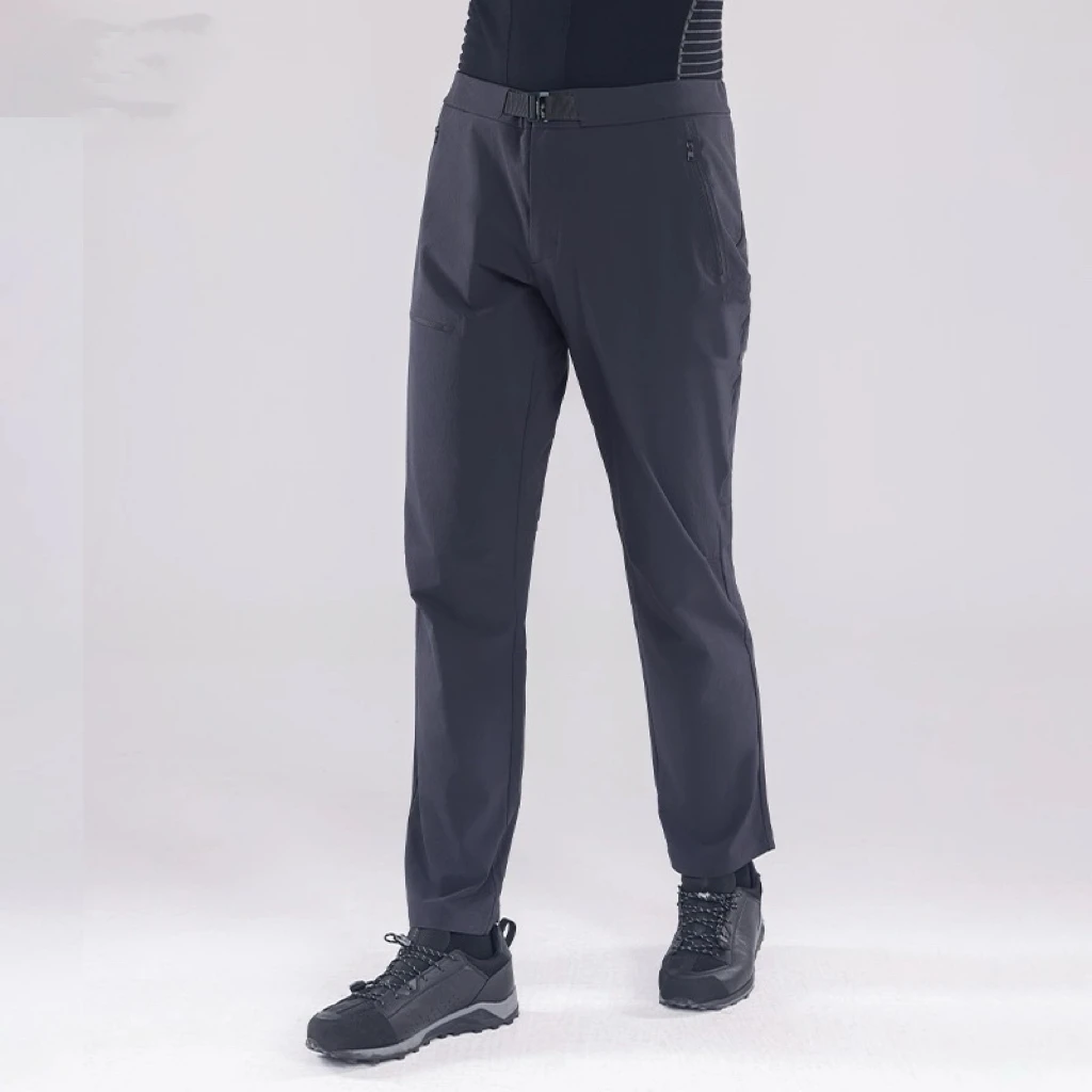 巡家男士高端商务休闲裤直筒裤加绒加厚裤子