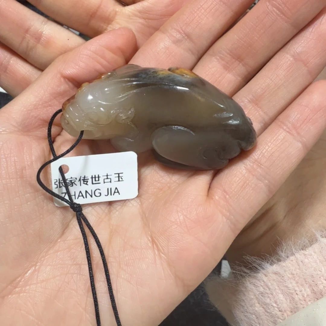 和田玉挂件未镶嵌墩*