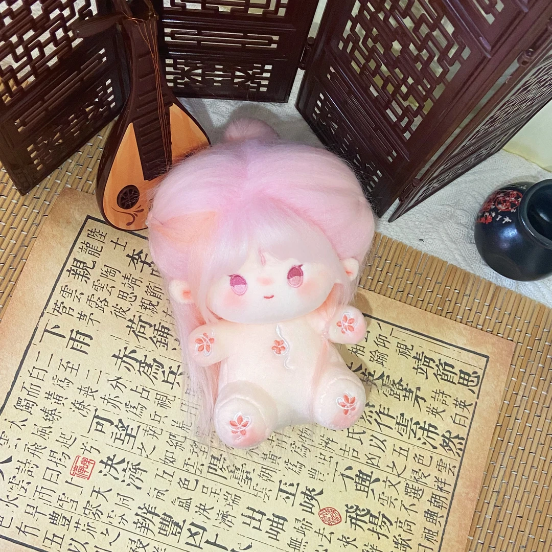 15cm坐姿泡芙体小青蛇＆小道士换装棉花娃娃