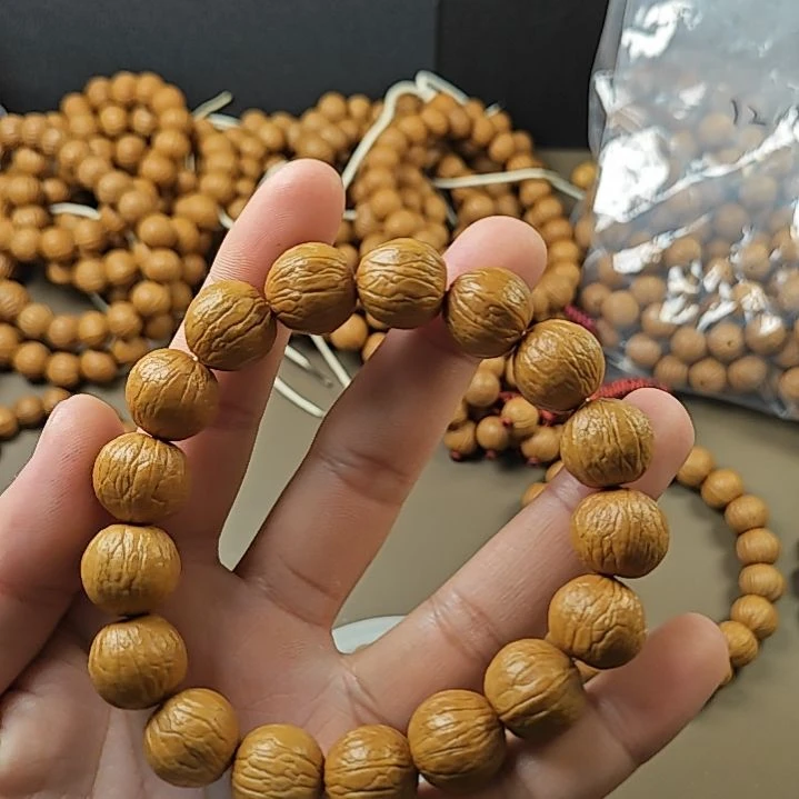 手串猴头核桃15+同尺聚宝盆手串