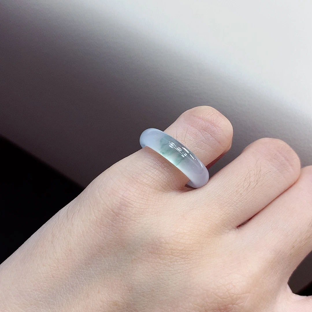 翡翠戒指未镶嵌6.7号