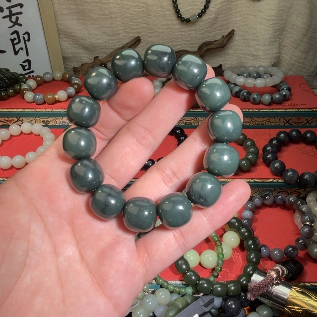 和田玉手链未镶嵌