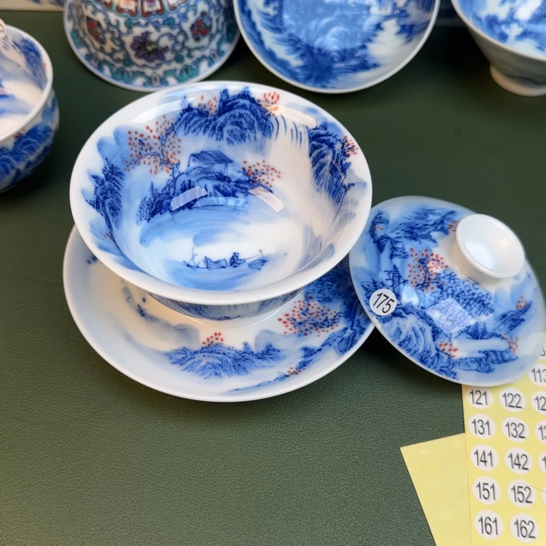 彦祖纯手工手绘茶具175