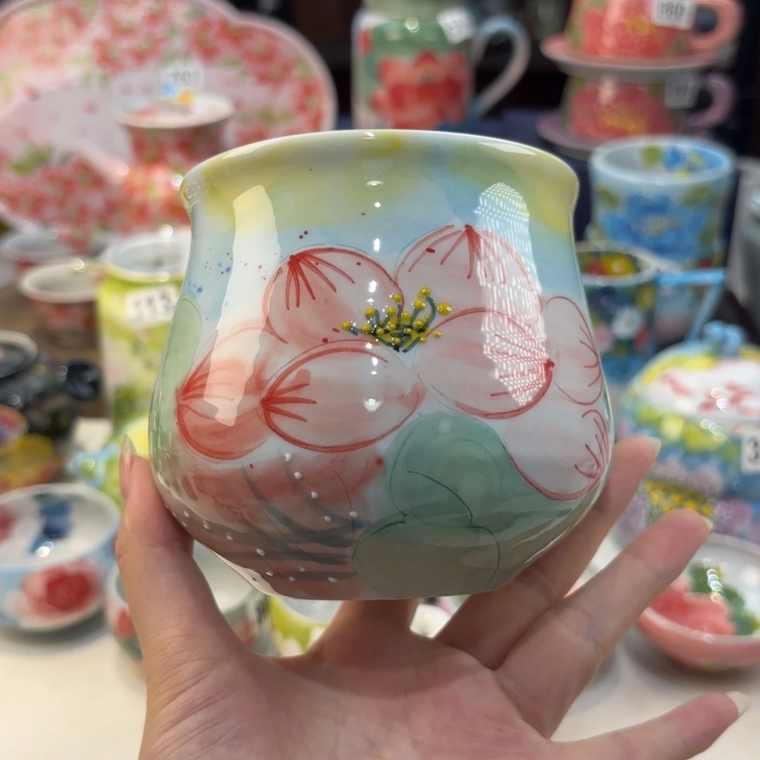 景德镇手绘高温釉下彩陶瓷茶具