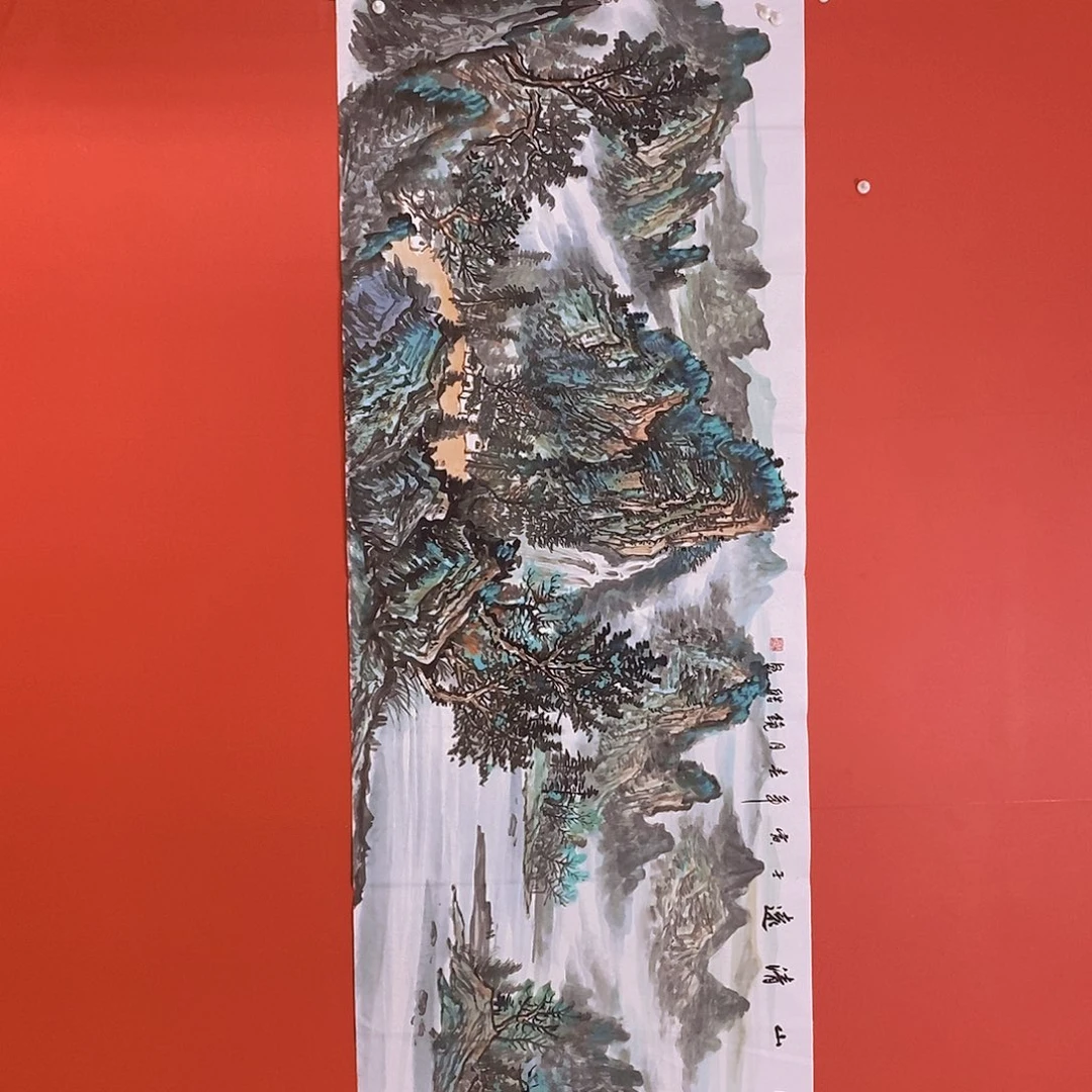 国画山水花鸟国画作品