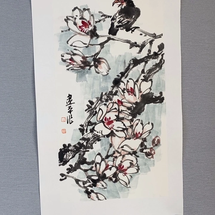 国画亲笔手绘原创