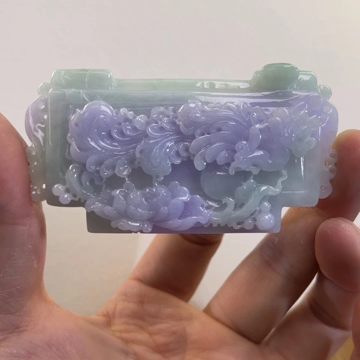 翡翠吊坠(赠链)未镶嵌代编织