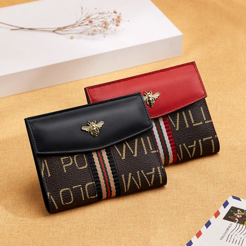 WILLIAMPOLO英皇保罗女士短款钱包时尚女钱夹多功能零钱包卡包