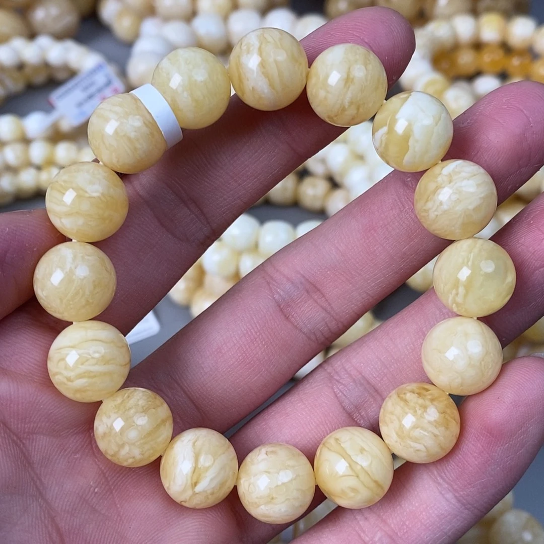 蜜蜡未镶嵌珠宝奇石12mm➕ 18.3g