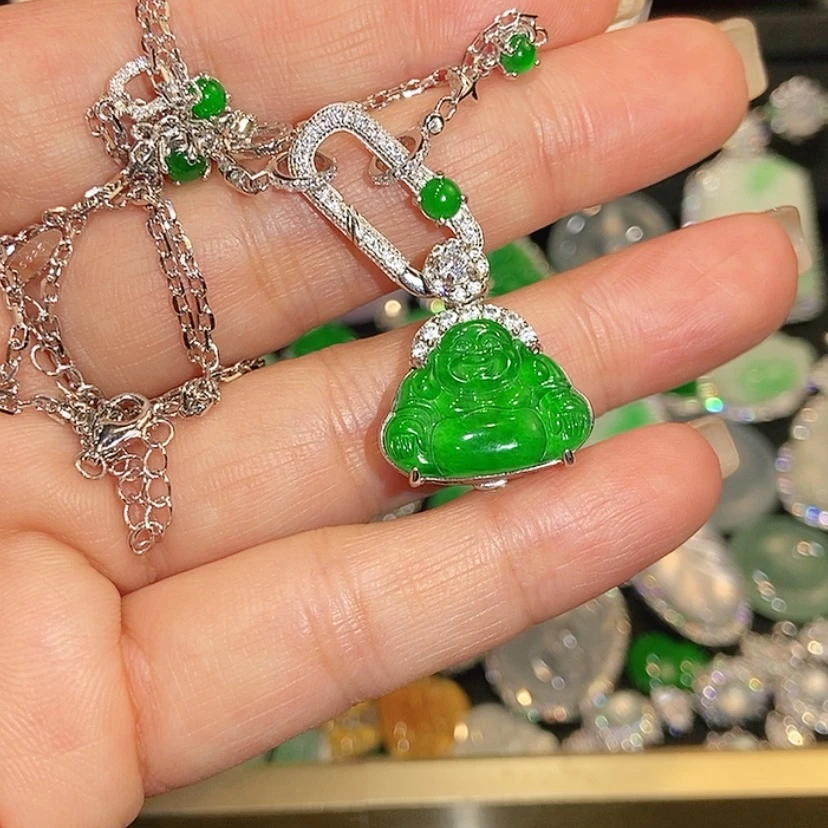 【闪购商品】颈饰未镶嵌翡翠天然翡翠