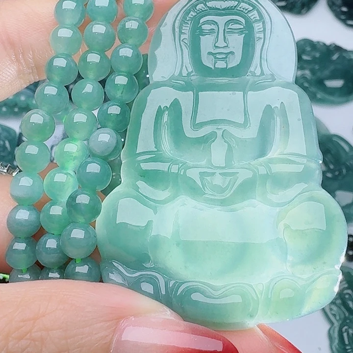 颈饰未镶嵌翡翠多样性发其一