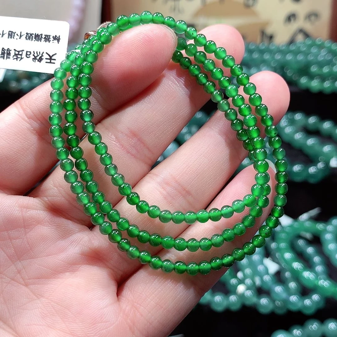 翡翠未镶嵌手链卡3.5