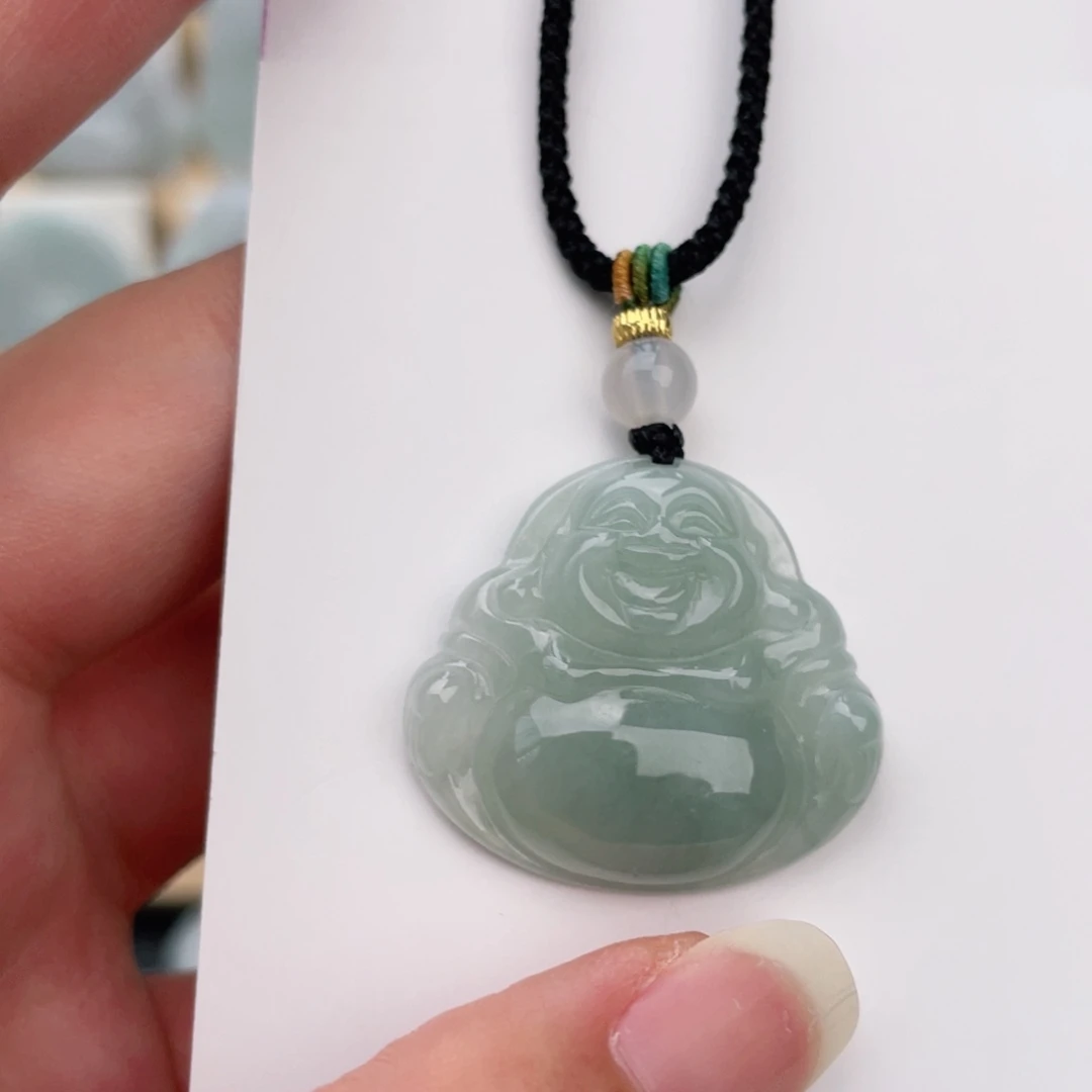 翡翠未镶嵌颈饰佛公（包容心）