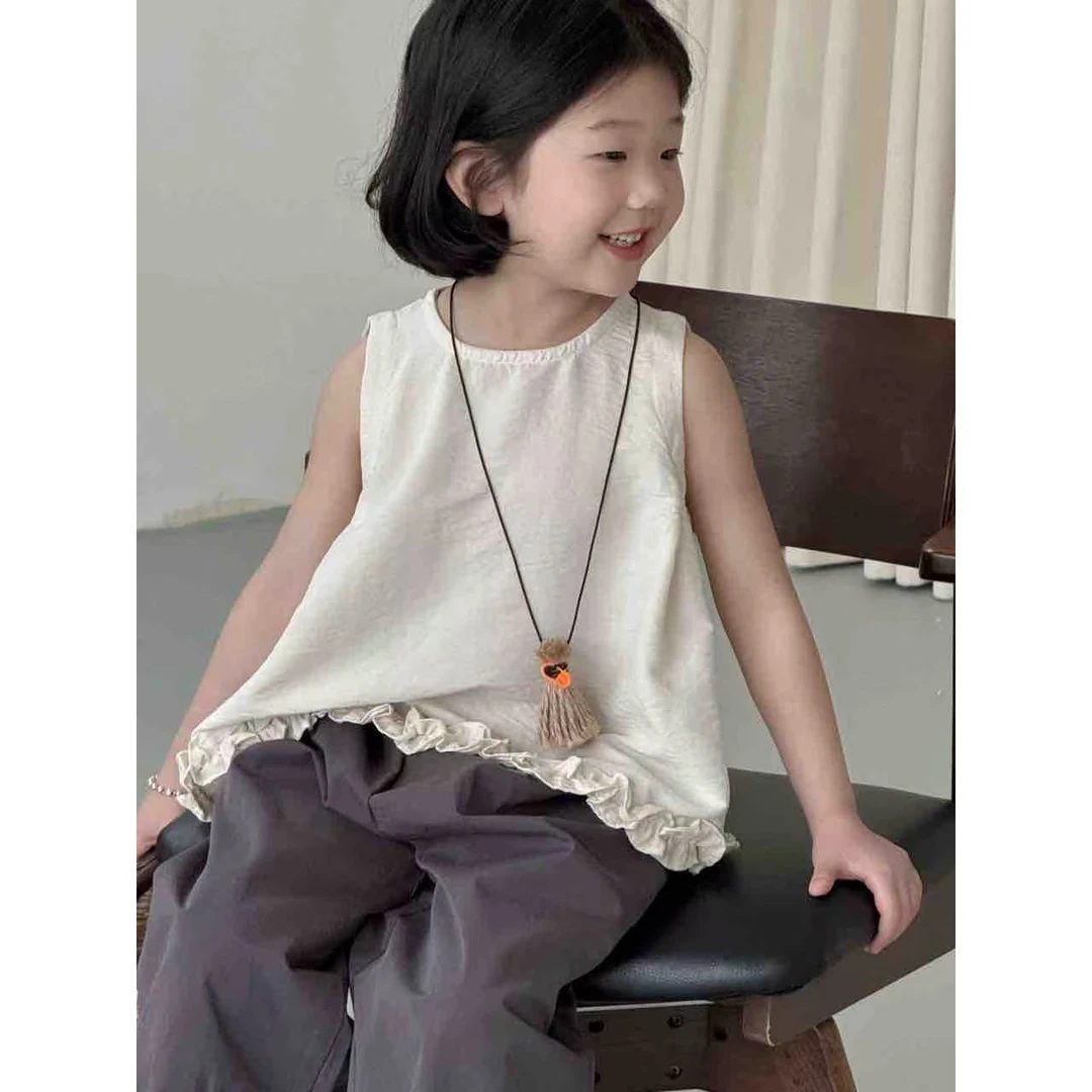 AC547~HJ·25夏~木耳边小衫SH285