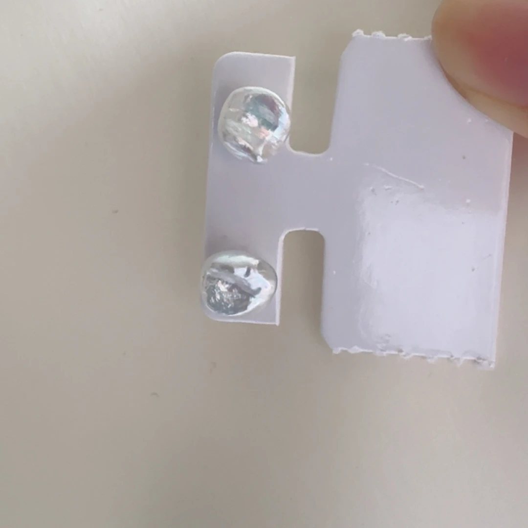 银S925镶嵌淡水珍珠耳饰客旭耳钉