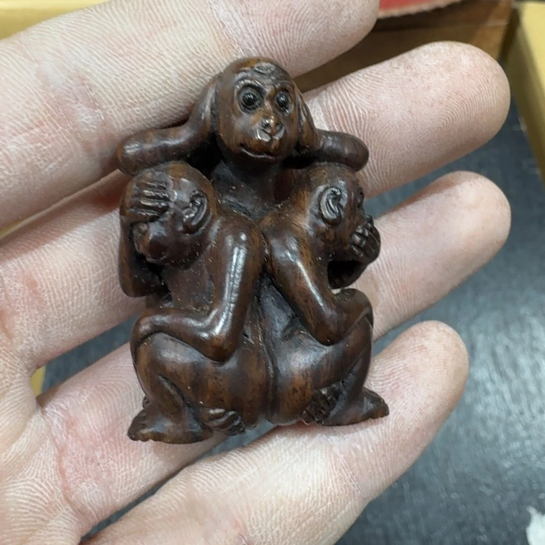 木日本中古工艺品摆件
