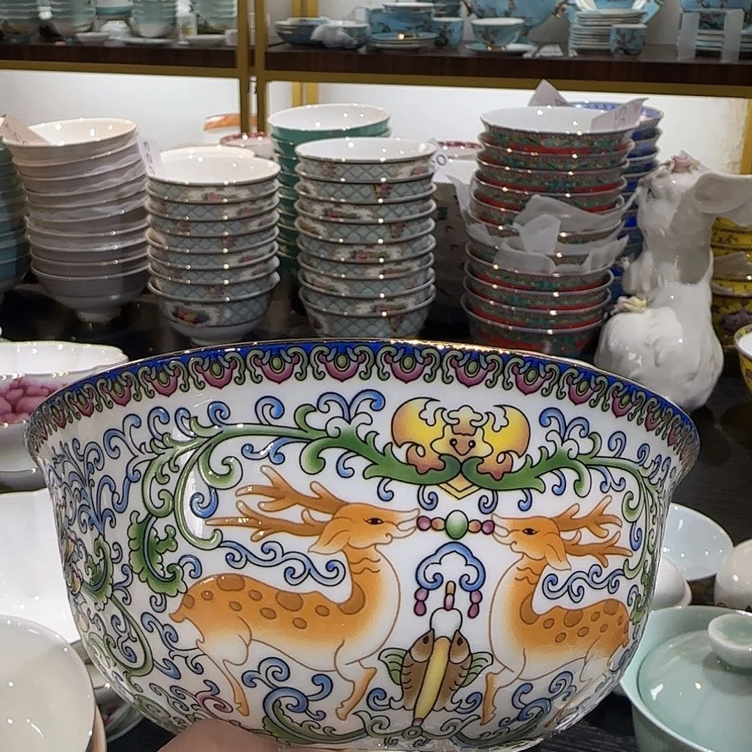 骨瓷骨瓷珐琅彩工艺