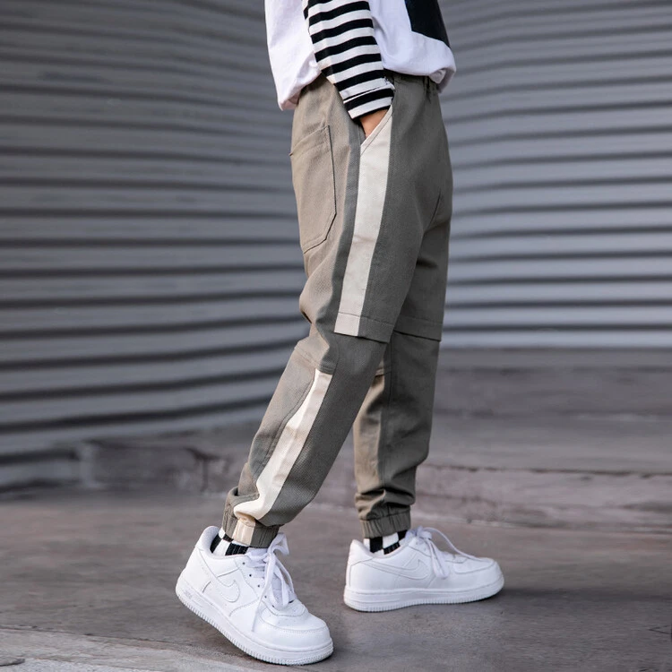 男童裤子春秋款2025新款儿童春装男孩休闲裤中大童春季潮帅气时髦