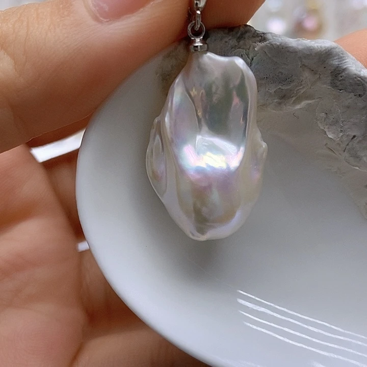 淡水珍珠未镶嵌吊坠(不含链)