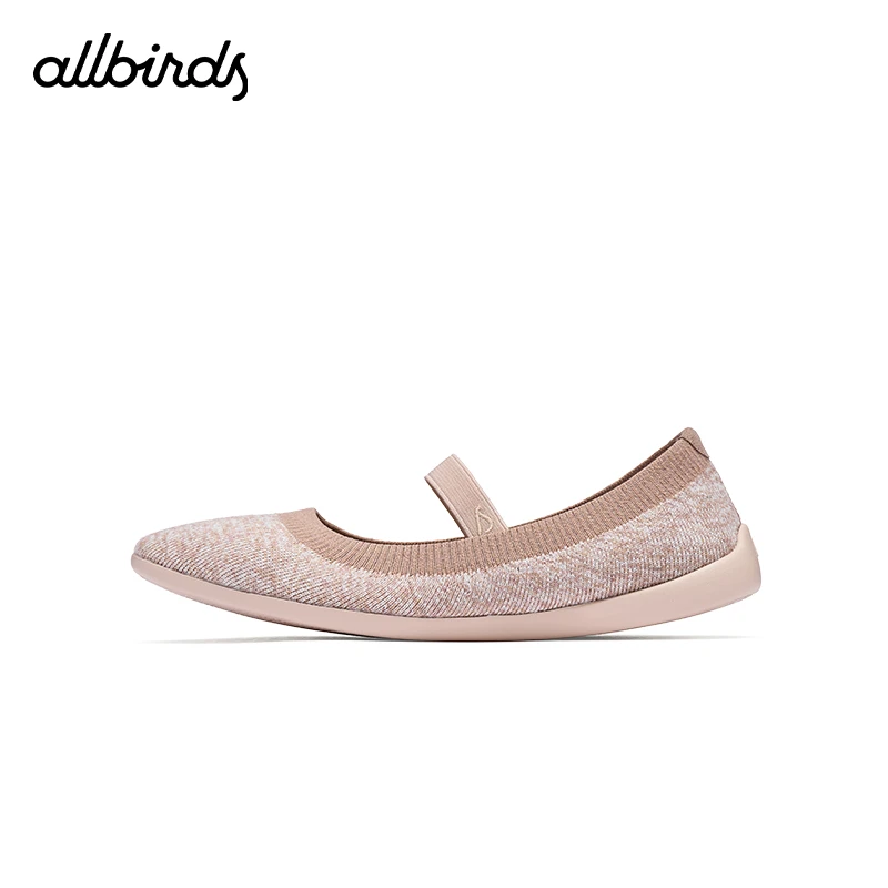 【新款】Allbirds芭蕾鞋Solo女士通勤浅口平底绑带玛丽珍一脚蹬单鞋