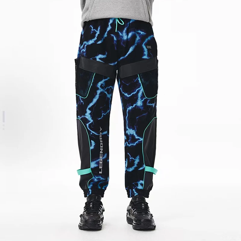 (直播)李宁LNG高端系列闪电数满印运动长裤男女同款FHBB016