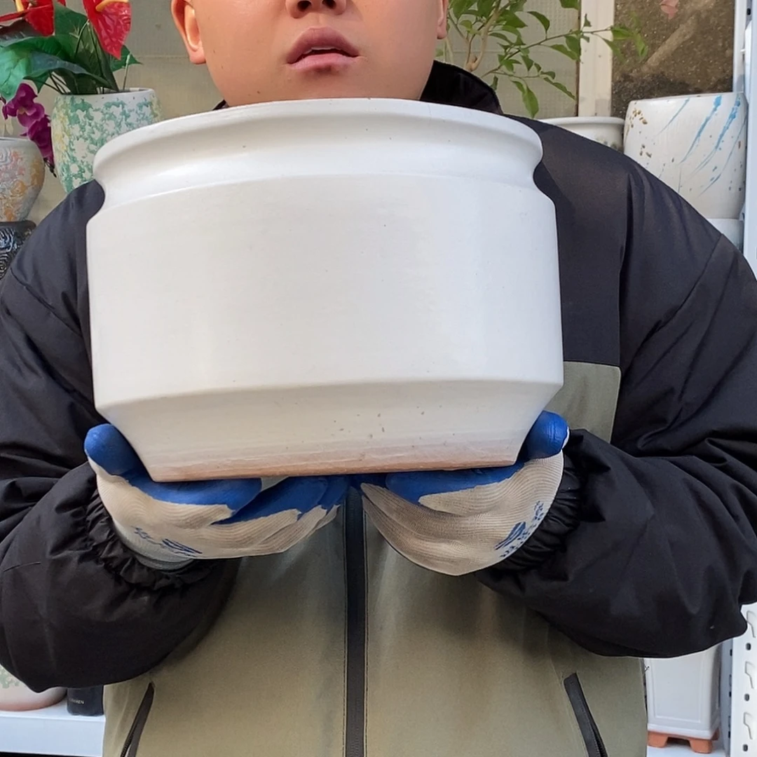 紫砂花盆口25高18福利