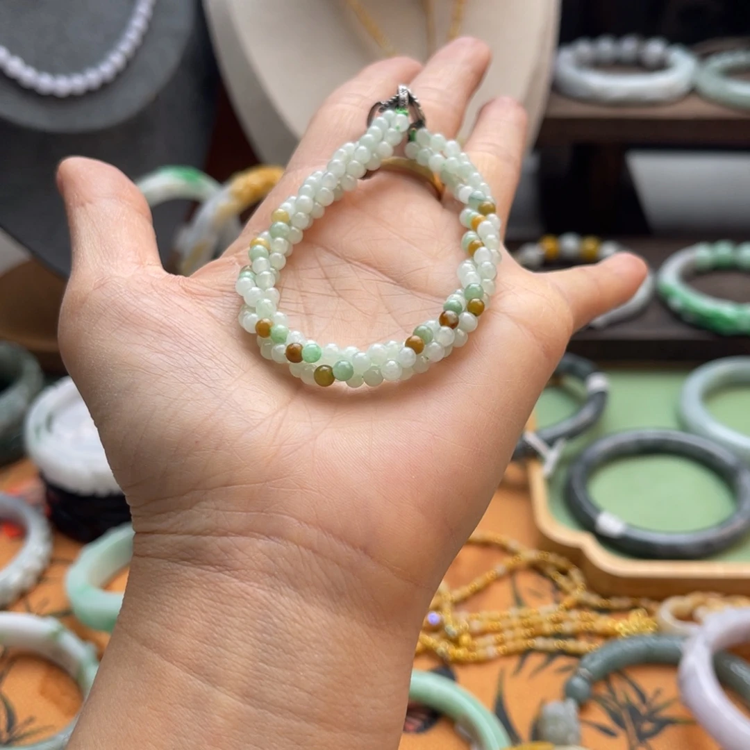 翡翠未镶嵌手链手链