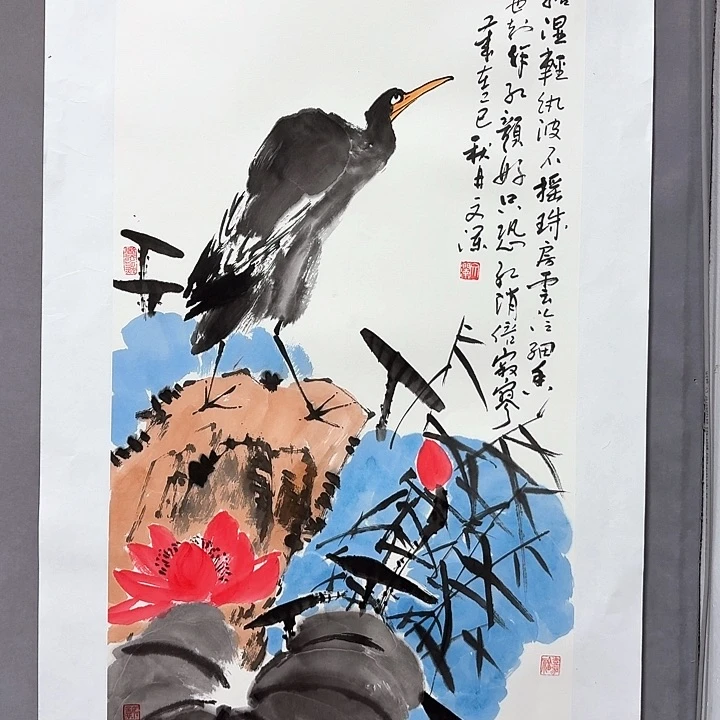 国画亲笔手绘放心去藏