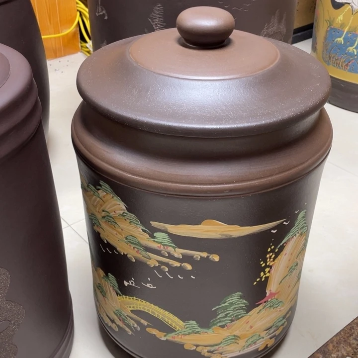 紫砂茶叶罐宜兴紫砂