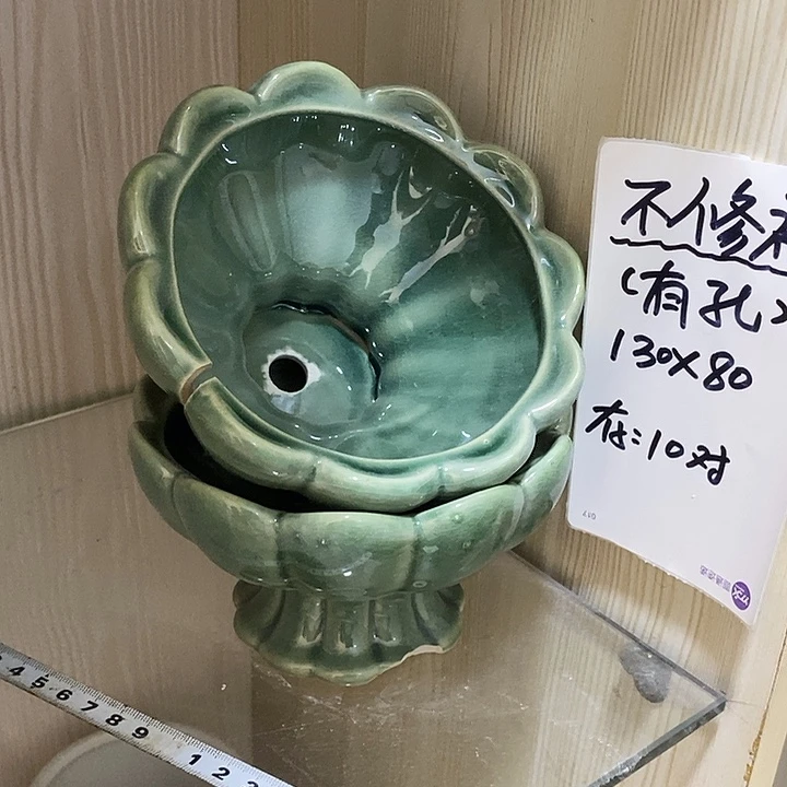摆件多肉植物盆瑕疵有孔