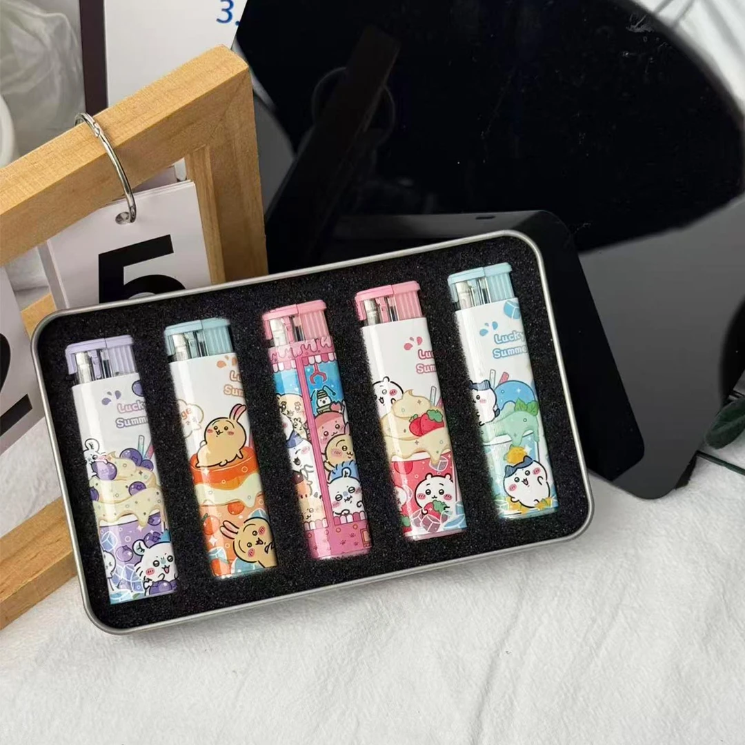 吉伊卡哇小八乌萨奇吉伊莫莫咖防风粉焰打火机