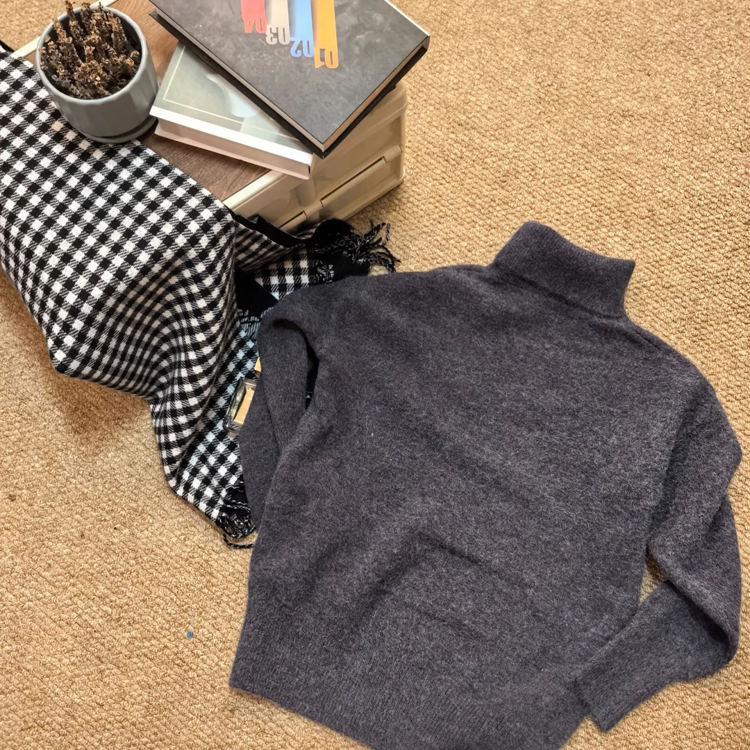 高领毛衫 A  深灰色  11200