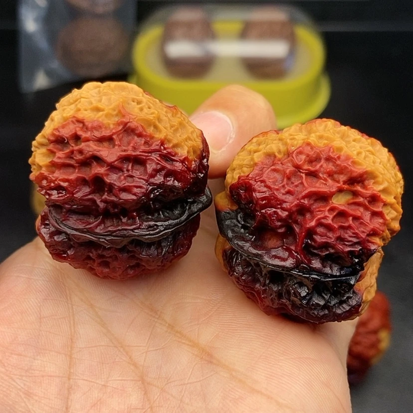 【闪购商品】把件文玩核桃38尺火麒麟金蟾