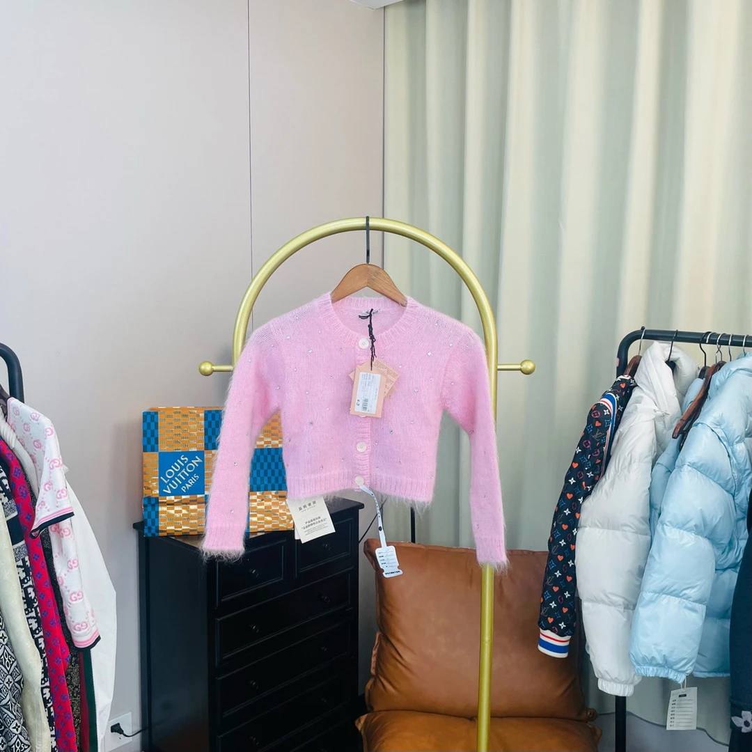 全新未使用 MIU MIU/缪缪 马海毛水钻毛衣 36码 全新/带吊牌