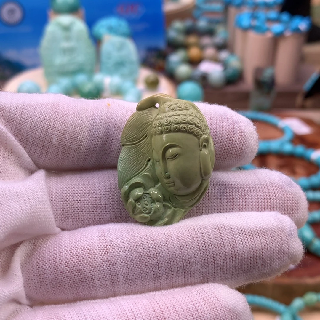 绿松石未镶嵌珠宝奇石23.9mm