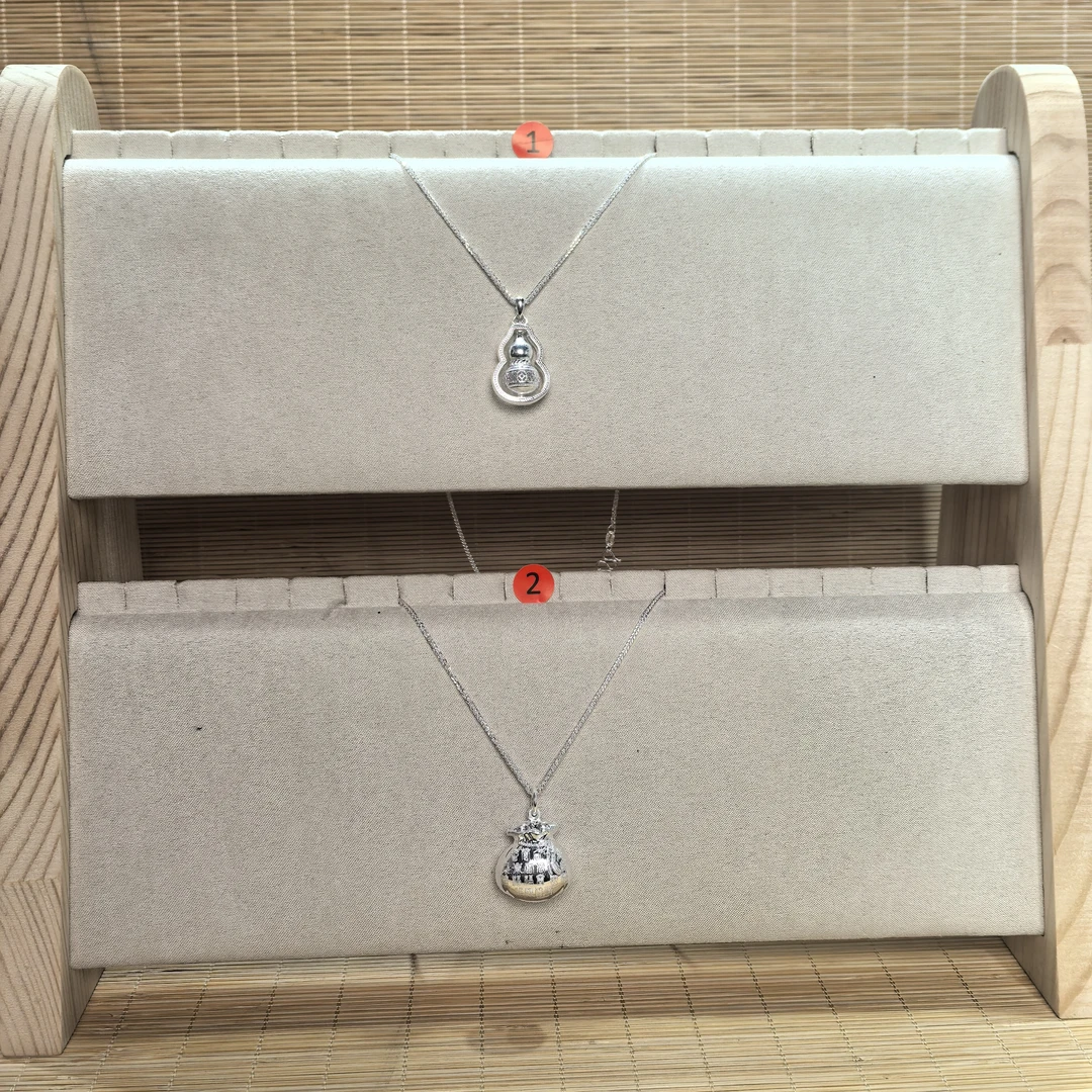 足银银制品 段银匠足银手工气质精致百搭简约时尚银项链