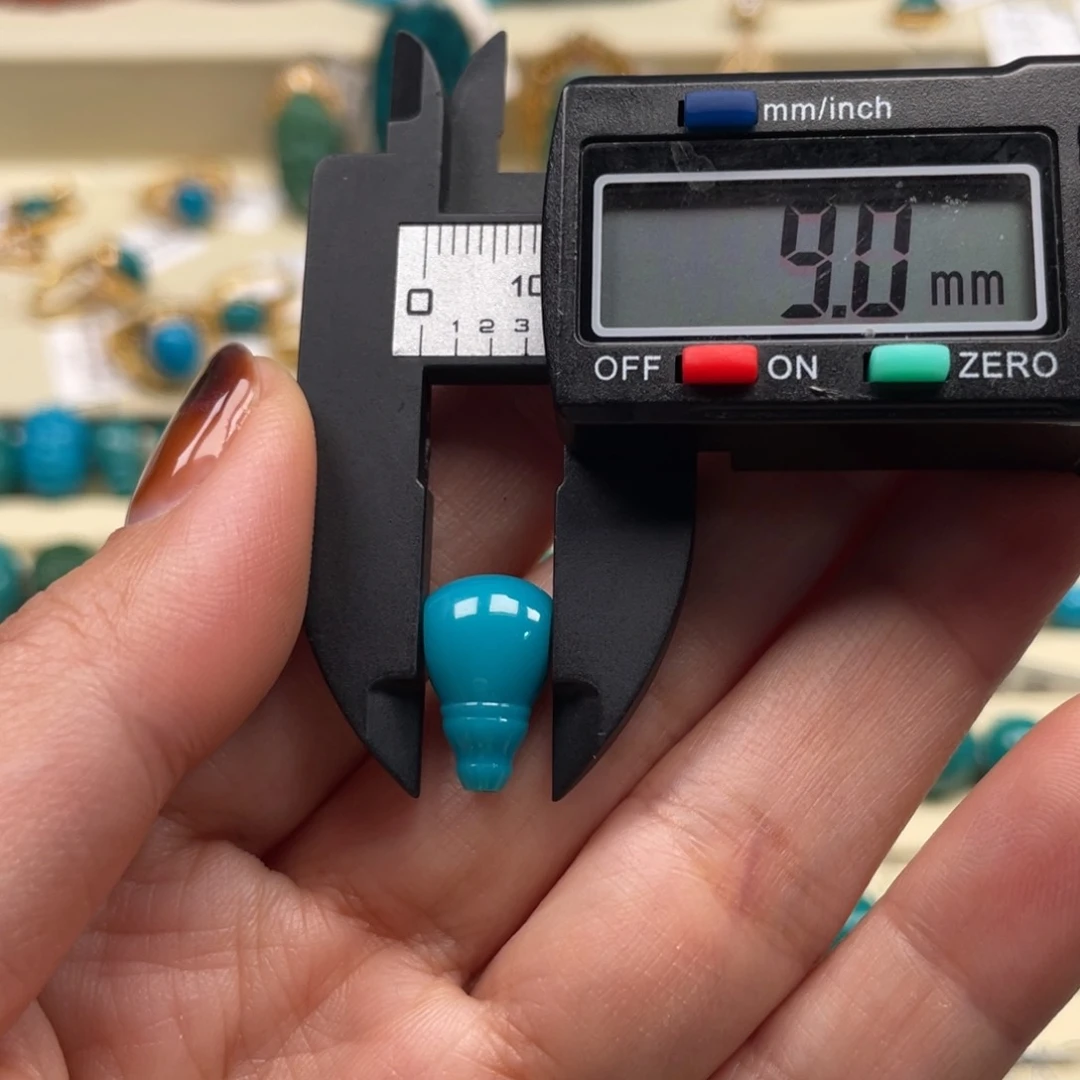 未镶嵌绿松石珠宝奇石三通