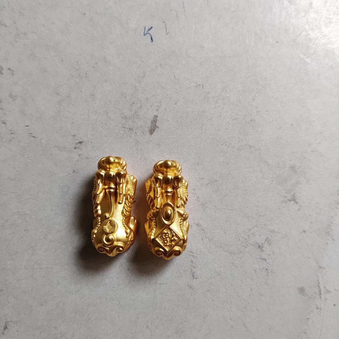 金元宝足金999貔貅珠子首饰