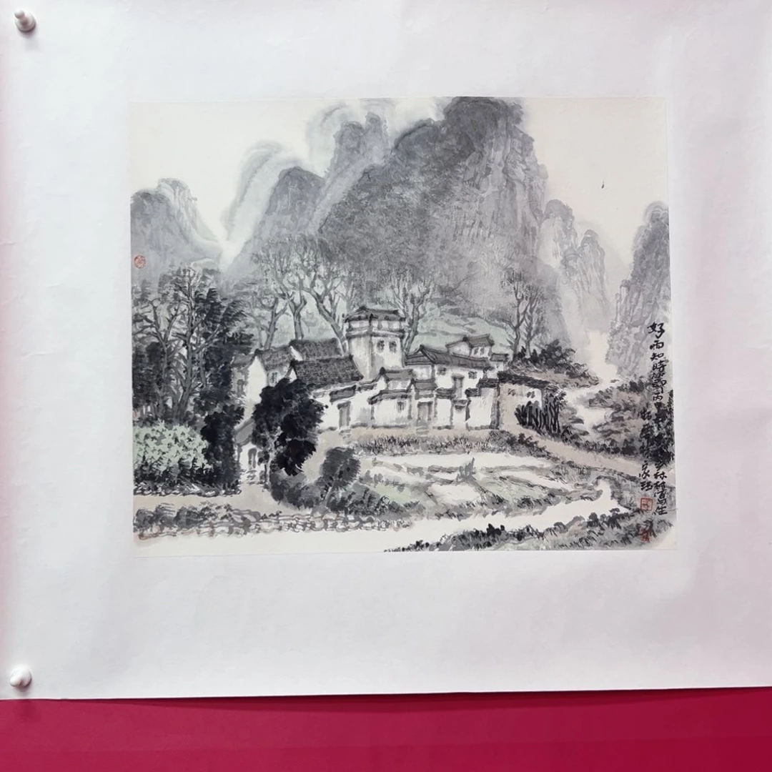 国画李*风徐家珏老师作品欣赏