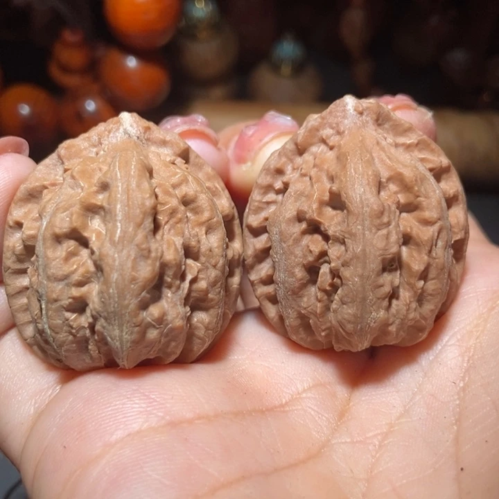 把件文玩核桃东北楸子小雪71