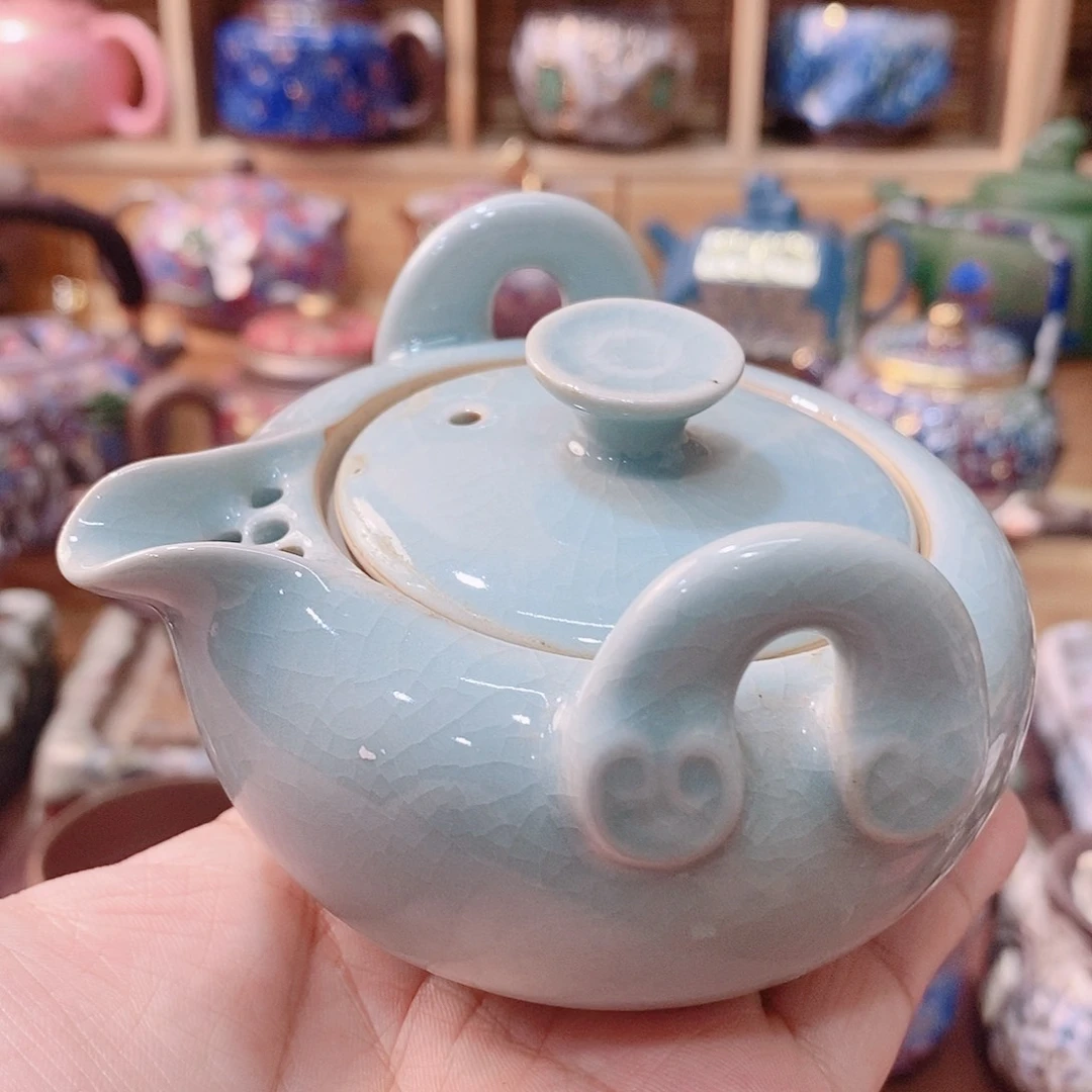 粗陶志野柴烧茶具