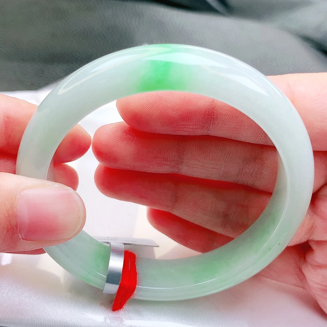 翡翠未镶嵌手镯缅甸天然a货翡翠手镯