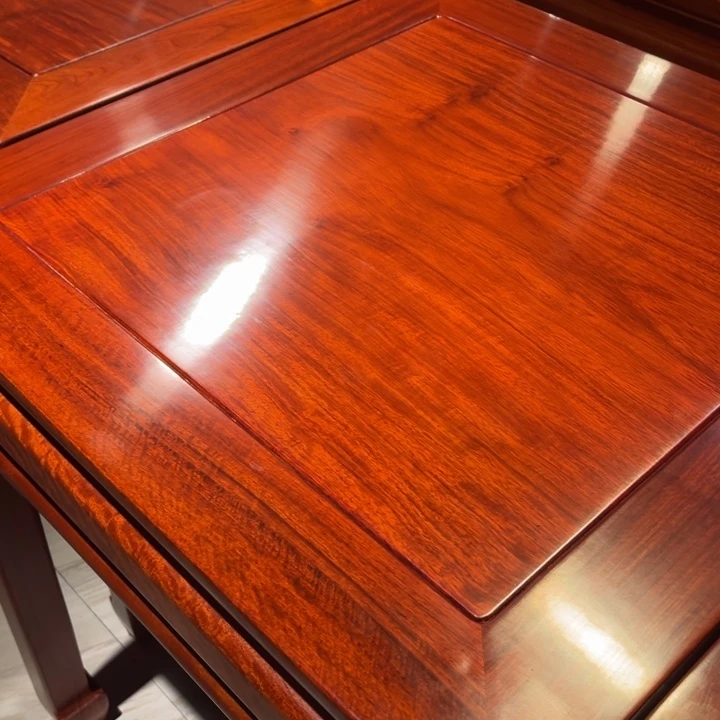 丰***宽案台花梨木类缅甸花梨木八仙桌68