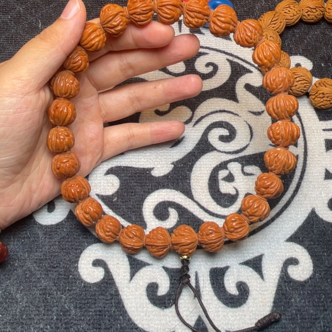 桃核手串龙纹桃核