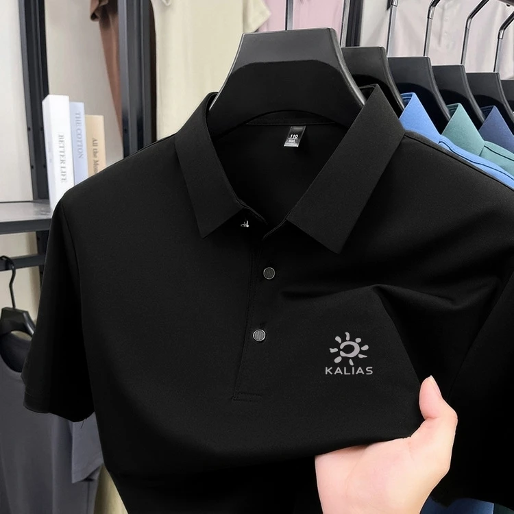 夏季宽松型Polo衫夏季商务POLO衫商务半袖休闲运动速干透气t恤