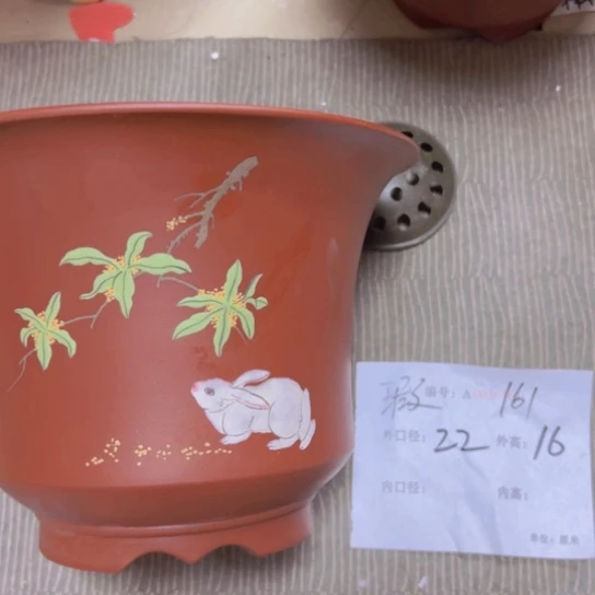 紫砂花盆花卉工艺