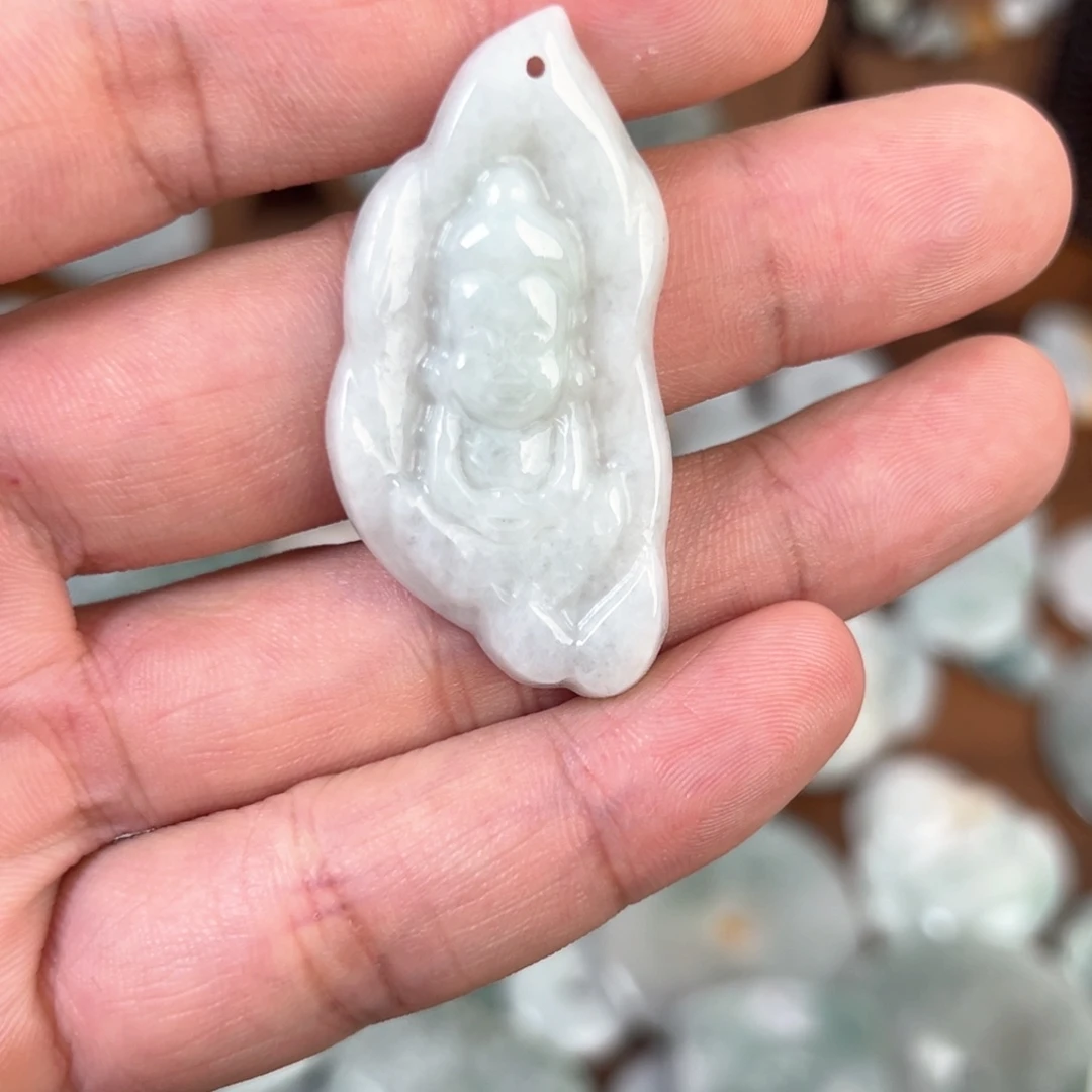翡翠未镶嵌颈饰多样性发其一天然A货翡翠0083